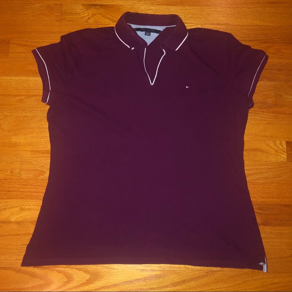 Tommy Hilfiger purple polo